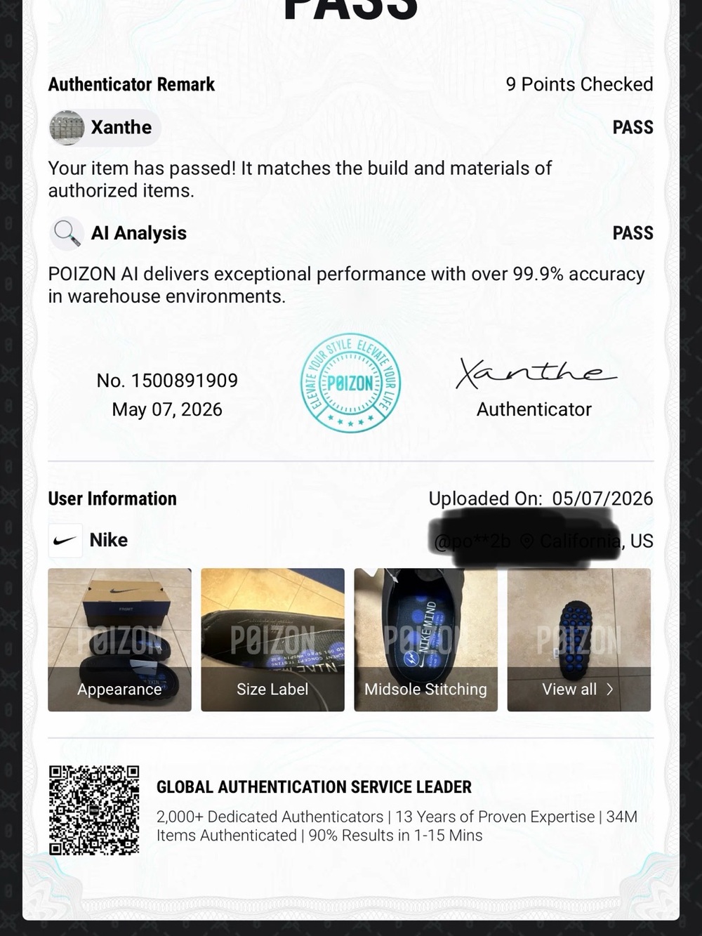 Nike Mind Fragment- size 10 - Picture 6 of 6